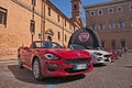 Sports cars Fiat 124 Spider Royalty Free Stock Photo