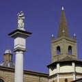 Forli, Italy: historic buildings Royalty Free Stock Photo