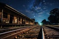 Stellar Embrace: Abandoned Station Echoing Whistles of Yore