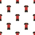 Form of the Belgian football team.The dark Belgian wolf. Belgium single icon in cartoon style vector symbol stock