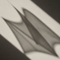Form sharp triangular shapes creating a dynamic contrast against the lighter Royalty Free Stock Photo