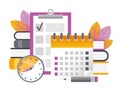 Calendar and checklist 2. Time management