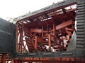 Form work Construction concrete worker post tension bridge Royalty Free Stock Photo