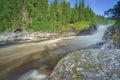 Formafossen waterfall in Norwegian wilderness