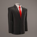 Formal businessman suit 3d illustration