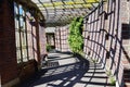 The formal courtyard at the Auckland Domain Winter Garden Royalty Free Stock Photo