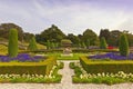 Formal English garden. Royalty Free Stock Photo