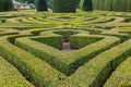 Formal French garden Royalty Free Stock Photo