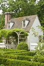 Formal garden in Colonial Williamsburg