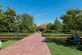 Formal garden at Lourensford near Somerset West Royalty Free Stock Photo