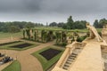 Formal garden in Osborne House Royalty Free Stock Photo