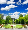 Formal garden. public park