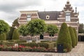 Formal garden with topiary and box hedges