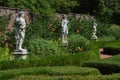 Formal gardens at Tryon palace in Newbern, North Carolina Royalty Free Stock Photo