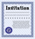Formal invitation template. Good design.