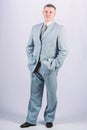 Formal party or meeting. Business owner. confident man. Modern life. formal fashion and dress code. man business suit Royalty Free Stock Photo