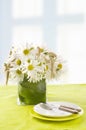 A formal place setting