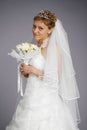 Formal portrait of beautiful bride