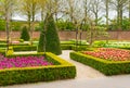 Formal spring garden Royalty Free Stock Photo