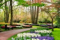 Formal spring garden Royalty Free Stock Photo