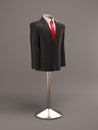 Formal suit on shop mannequins