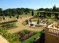 Formal Terrace Garden at Osborne House, Isle of Wight Royalty Free Stock Photo