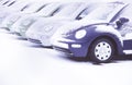 Formation of cars Royalty Free Stock Photo