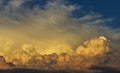 Formation of cumulonimbus cloud/ Beautiful sky landscape Royalty Free Stock Photo