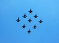 Formation of fighter planes