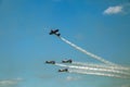 Formation Flying and Aerobatics at Sun n Fun 2018 Royalty Free Stock Photo