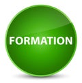 Formation elegant green round button Royalty Free Stock Photo