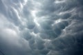 Mammatus clouds Royalty Free Stock Photo