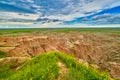 Formations at the Wall, Badlands National Park, South Dakota Royalty Free Stock Photo