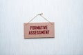 Formative Assessment text on paper in a beautiful envelope Royalty Free Stock Photo