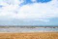 Formby Beach near Liverpool on a sunny day Royalty Free Stock Photo