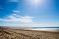 Formby Beach near Liverpool on a sunny day Royalty Free Stock Photo