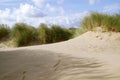 Formby beach sand dunes Royalty Free Stock Photo