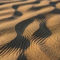 Formed by the wind s movement over time creating a mesmerizing pattern Royalty Free Stock Photo