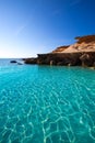 Formentera Es Calo des Mort beach turquoise Mediterranean Royalty Free Stock Photo