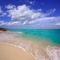 Formentera es Mitjorn beach turquoise Royalty Free Stock Photo