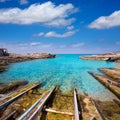 Formentera Escalo de San Agustin beach Royalty Free Stock Photo