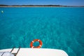 Formentera Illetes Illetas with round buoy Royalty Free Stock Photo