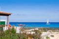 Formentera north escalo es calo aqua Mediterranean Royalty Free Stock Photo