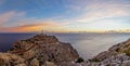 Formentor lighthouse sunrise panorama