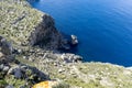 Formentor by the Mediterranean sea on the island of Ibiza in Spa Royalty Free Stock Photo