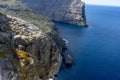 Formentor by the Mediterranean sea on the island of Ibiza in Spa Royalty Free Stock Photo