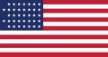 Flag of the United States between 1867 and 1877 37 stars