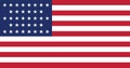 Flag of the United States between 1865 and 1867 36 stars