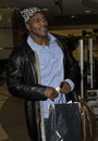 Former boxing champion Evander Holyfield at LAX Royalty Free Stock Photo