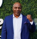 Former boxing champion Mike Tyson attends 2018 US Open opening ceremony Royalty Free Stock Photo